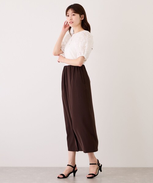 Jayro（ジャイロ）の「チュールスリーブブラウス（シャツ/ブラウス・レディース・ブラック/ホワイト系・M）」の16枚目の写真