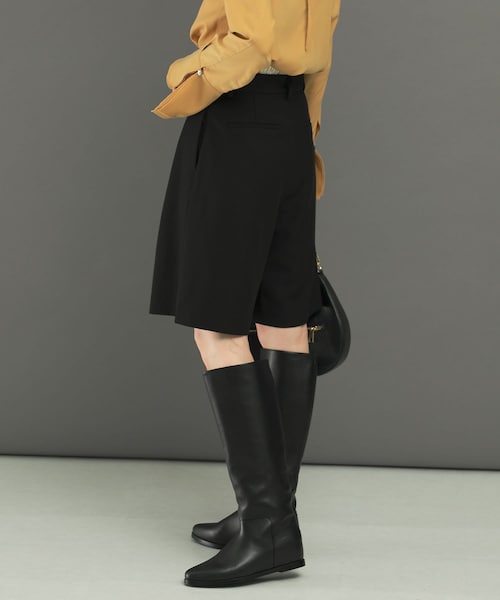 URBAN RESEARCH ROSSO（アーバンリサーチロッソ）の「レイヤードハーフパンツ（その他パンツ・レディース・BLACK/MOCHA・36/38）」の6枚目の写真