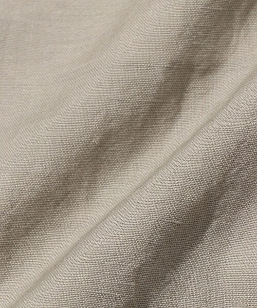 ADAM ET ROPE'（アダムエロペ）の「WOOL LINEN JACKET（ノーカラージャケット・メンズ・ブラック/キナリ/ネイビー系・L/M/S）」の21枚目の写真