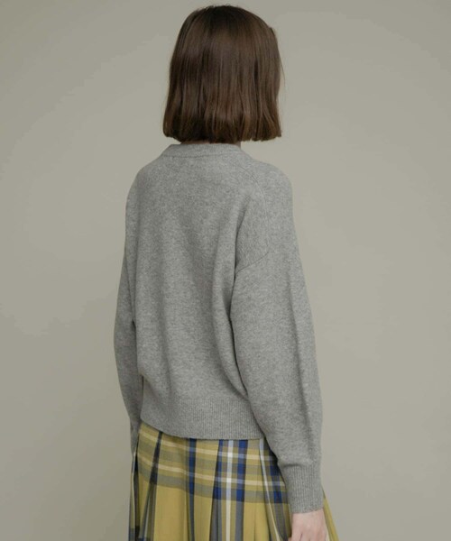 URBAN RESEARCH Sonny Label（アーバンリサーチサニーレーベル）の「フラッフィータッチクルーネックニットプルオーバー（ニット/セーター・レディース・杢グレー/ミント/ブラック・FREE）」の17枚目の写真