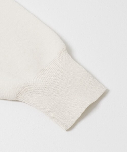 URBAN RESEARCH（アーバンリサーチ）の「ハーフジップスウェットニット（スウェット・レディース・OFF WHITE/YELLOW/NAVY・Free）」の13枚目の写真