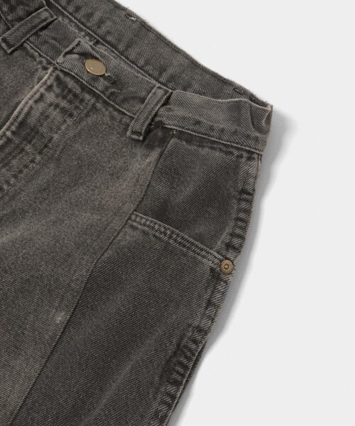 THE GOODLAND MARKET（ザグッドランドマーケット）の「77circa　make four cutback bias slit denim pants（デニムパンツ・レディース・blue1/black1/black2/blue2・28）」の10枚目の写真