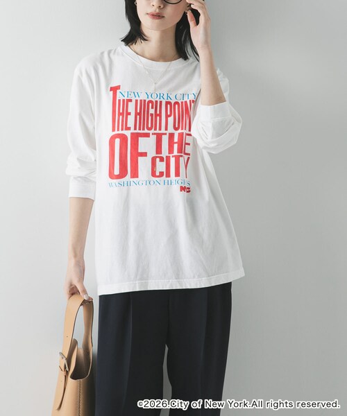URBAN RESEARCH（アーバンリサーチ）の「GOOD ROCK SPEED 　ロングスリーブカットソー（Tシャツ/カットソー・レディース・OFF WHITE/ASH GRAY・Free）」の5枚目の写真
