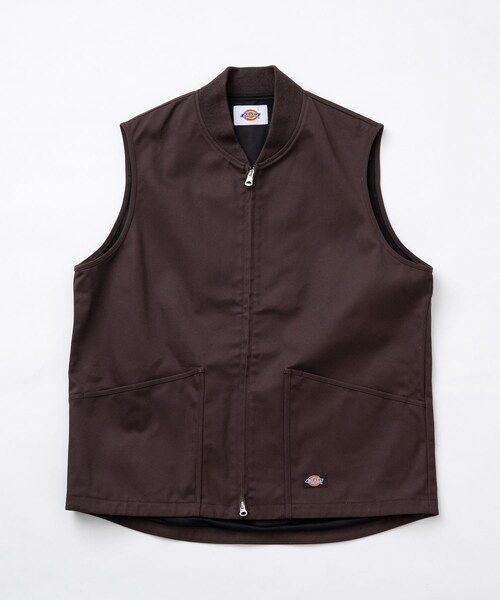 EKAL（エカル）の「『別注』Dickies×EKAL　ワークベスト（ベスト・メンズ・ブラウン/ブラック・M/L）」の20枚目の写真