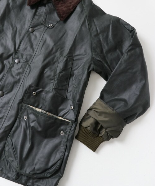 URBAN RESEARCH（アーバンリサーチ）の「Barbour　BEDALE WAX JACKET（ブルゾン・メンズ・SAGE/BLACK・36/38/40/42）」の15枚目の写真