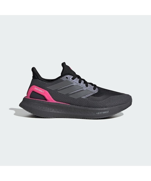 adidas(アディダス)の「ピュアブースト 5 ランニング / Pureboost 5 Running(シューズ・レディース・グレー/ホワイト・22.0cm/22.5cm/23.0cm/23.5cm/24.0cm/24.5cm/25.0cm/25.5cm/26.0cm/26.5cm/27.0cm/27.5cm/28.0cm/28.5cm)」の1枚目の写真