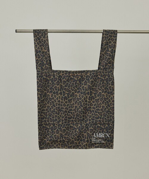 ADAM ET ROPE'(アダムエロペ)の「【Americana(アメリカーナ) for SALON】レオパードエコバッグ L(エコバッグ/サブバッグ・レディース・ベージュ系・F)」の4枚目の写真