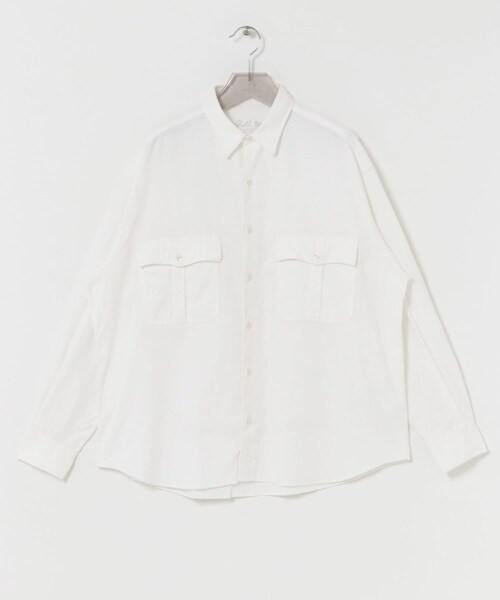 URBAN RESEARCH(アーバンリサーチ)の「PORTER CLASSIC R-UP ORGANIC CRDRY SHIRT(シャツ/ブラウス・メンズ・WHITE・L/XL/XXL)」の2枚目の写真