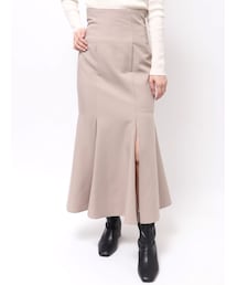 MERCURYDUO | バックレースアップストレッチマーメイドスカート(スカート)