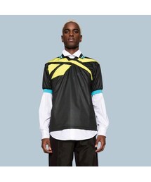 Reebok（リーボック）の「BOTTER ベクターレイヤードポロシャツ / VECTOR LAYERED POLO （トップス・メンズ）」