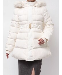 EATME | フェイクファーフードレディダウンコート(その他アウター)