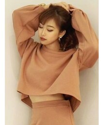 RESEXXY | 裏毛オーバートップス【セットアップ着用可能】(Tシャツ/カットソー)