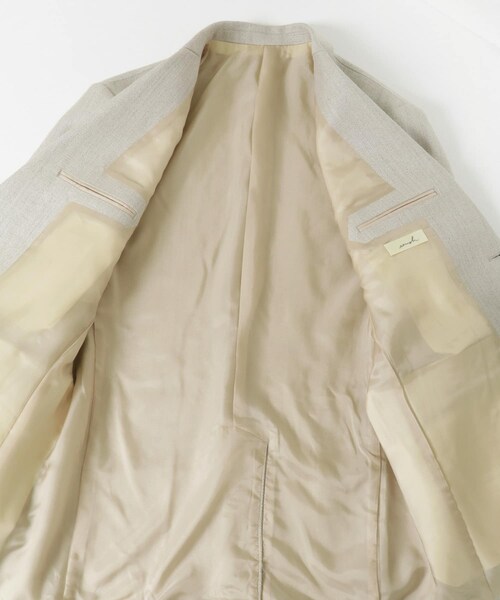 URBAN RESEARCH(アーバンリサーチ)の「semoh DeadStock Linen Jacket(テーラードジャケット・メンズ・BEIGE・2/3)」の8枚目の写真