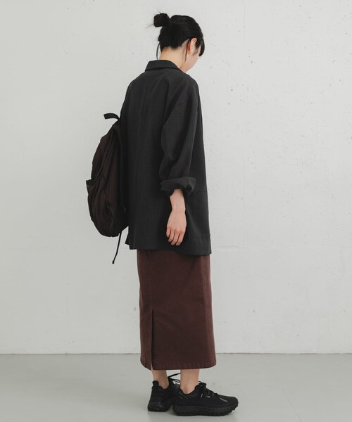 EKAL（エカル）の「『別注』GRAMICCI　ストレッチツイルスカート（スカート・レディース・BLACK/CAMEL/BROWN・one）」の19枚目の写真