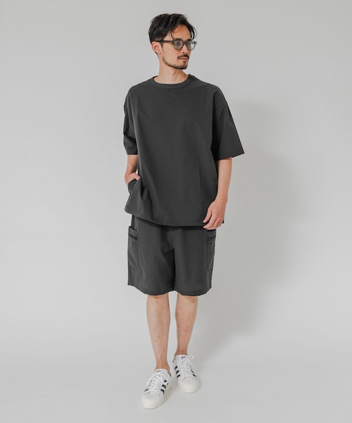 URBAN RESEARCH（アーバンリサーチ）の「『洗濯可/防シワ/撥水』COOL DOTS SHORT-SLEEVE T-SHIRTS（Tシャツ/カットソー・メンズ・BLACK/CHARCOAL/NAVY・M/L）」の2枚目の写真