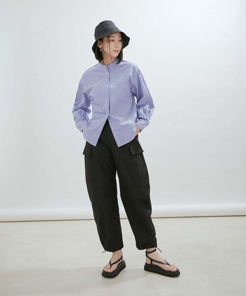 ADAM ET ROPE'(アダムエロペ)の「【La Maison de Lyllis(メゾンドリリス)】BROCKEN(ハット・レディース・ブラック/イエロー・F)」の15枚目の写真