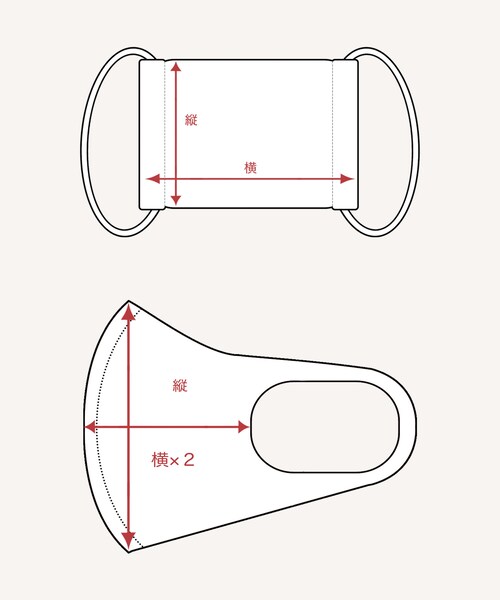 SENSE OF PLACE by URBAN RESEARCH(センスオブプレイスバイアーバンリサーチ)の「ロングストラップサテンマスク(その他・メンズ・BROWN/IVORY/PINK・one)」の12枚目の写真