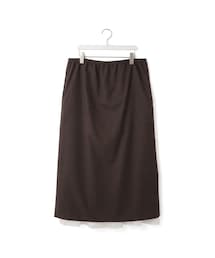 ADAM ET ROPE' | 【JANE SMITH(ジェーンスミス)】WASHABLE WOOL TROPICAL LAYERED SKIRT(スカート)