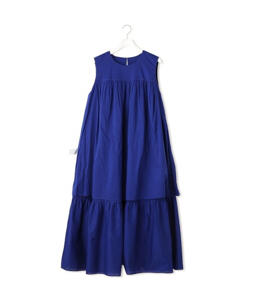 ADAM ET ROPE'(アダムエロペ)の「【AAYUSHI for ADAM ET ROPE'】別注Cotton voile long dress(ワンピース・レディース・ブラック/ブルー/ピンク・F)」の16枚目の写真