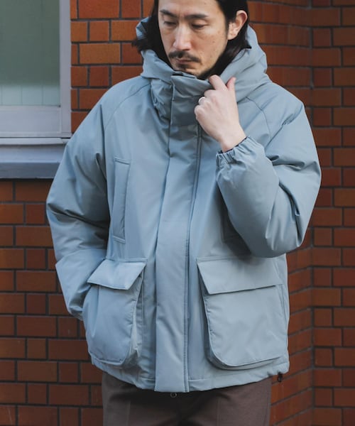 ITEMS URBANRESEARCH（アイテムズ アーバンリサーチ）の「THERMOLITEデタッチャブルフードジャケット（その他アウター・メンズ・L.KHK/NVY/BLK・M/L）」の2枚目の写真