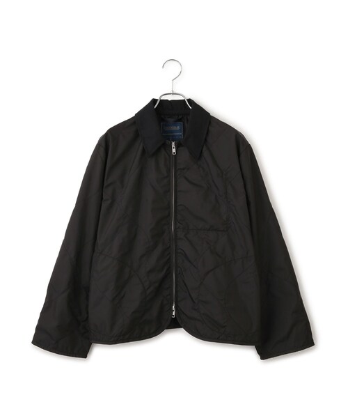 ADAM ET ROPE'(アダムエロペ)の「【J'aDoRe・店舗限定】【LAVENHAM(ラベンハム)】LAVENHAM_SIDE POCKET UNWADDED TEYNHAM WOMENS(ブルゾン・レディース・ブラック系/ベージュ系・10/8)」の15枚目の写真