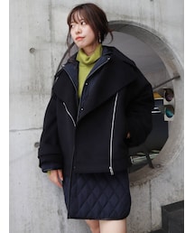 EVRIS | ライダースレイヤードブルゾン(ブルゾン)