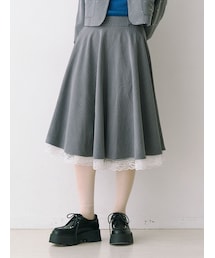 jouetie | パターンベルトフレアスカート【セットアップ対応】(スカート)