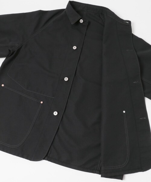 URBAN RESEARCH DOORS(アーバンリサーチドアーズ)の「FORK&SPOON PEダックカバーオール(カバーオール・メンズ・INK BLACK/BROWN・4/5)」の5枚目の写真