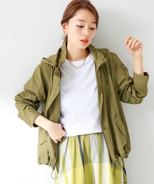 URBAN RESEARCH Sonny Label（アーバンリサーチサニーレーベル）の「撥水マウンテンパーカー（マウンテンパーカー・レディース・オフ/ブラック/ベージュ/カーキ・36/38/40）」の4枚目の写真