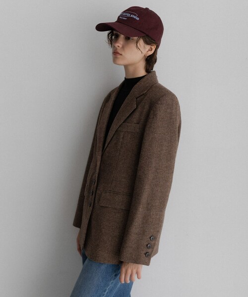 URBAN RESEARCH Sonny Label（アーバンリサーチサニーレーベル）の「ツイードテーラードジャケット（テーラードジャケット・レディース・ブラウン/ダークブラウン・Free）」の20枚目の写真