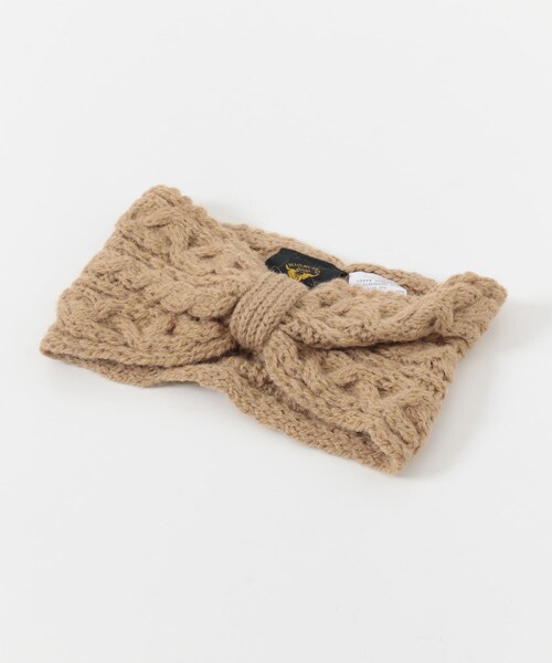 URBAN RESEARCH Sonny Label（アーバンリサーチサニーレーベル）の「HIGHLAND 2000　アルパカヘッドバンド（ヘアバンド・レディース・WHITE/CHARCOAL/CAMEL・one）」の11枚目の写真