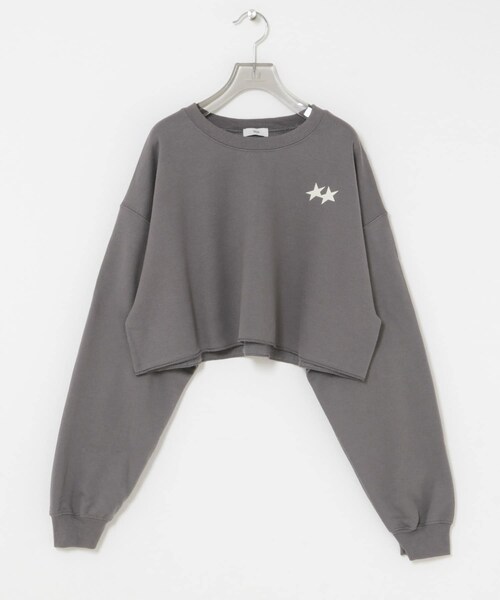 URBAN RESEARCH（アーバンリサーチ）の「Teya　TEYA SHORT SWEAT（スウェット・レディース・GRAY/PINK/CHARCOAL・Free）」の13枚目の写真