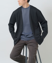 ITEMS URBANRESEARCH（アイテムズ アーバンリサーチ）の「『洗濯可』SMART-air 調温 ノーラペルジャケット(楽着シリーズ)（ノーカラージャケット・メンズ）」