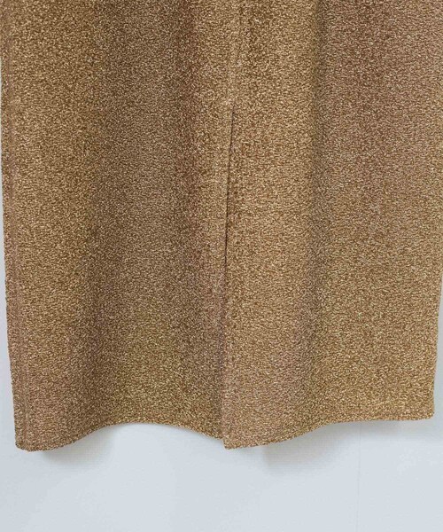 ADAM ET ROPE'（アダムエロペ）の「シャイニージャカードナロースカート（スカート・レディース・ネイビー系/ゴールド・F）」の8枚目の写真