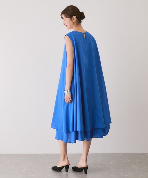 Jayro(ジャイロ)の「ノースリーブワンピース(ワンピース・レディース・ブラック/ネイビー/ブルー/オレンジ/イエロー・F)」の22枚目の写真