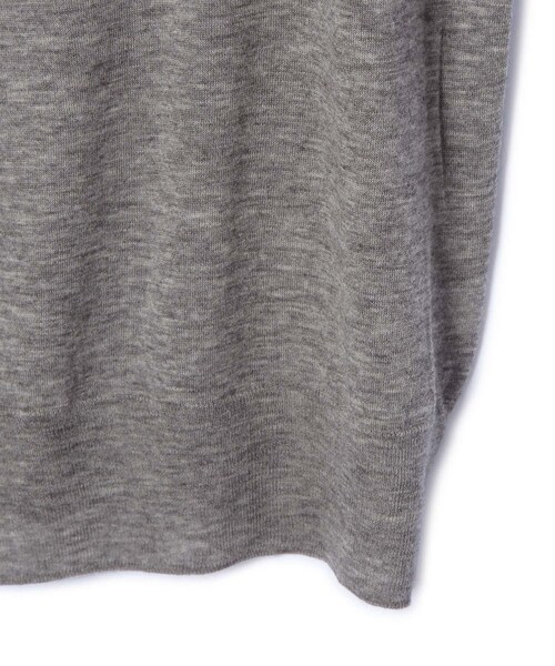 ROPE'（ロペ）の「ウールシアー深Vネックニット（ニット/セーター・レディース・グレー/オフホワイト・F）」の9枚目の写真