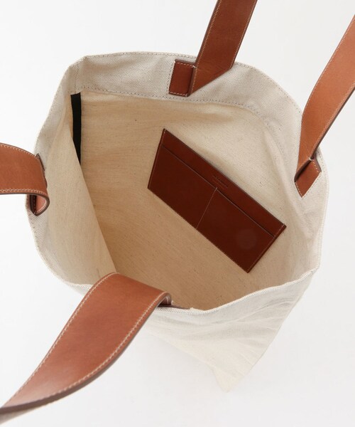 ADAM ET ROPE'（アダムエロペ）の「MENS【JIL SANDER】FLAT SHOPPER GRA（トートバッグ・メンズ・ホワイト系・F）」の8枚目の写真