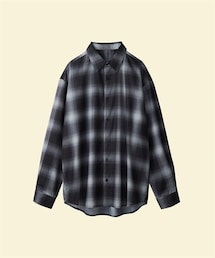 nissen | オーバーサイズシアーチェックシャツ(シャツ/ブラウス)