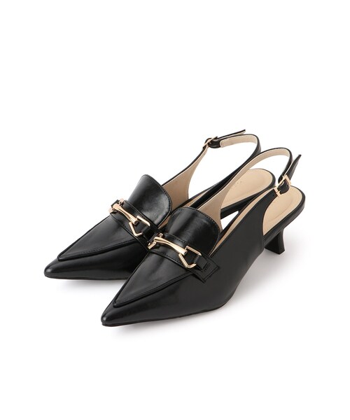 VIS（ビス）の「スリングバックビットパンプス（パンプス・レディース・ブラック/ダークブラウン系・L/M/S）」の22枚目の写真