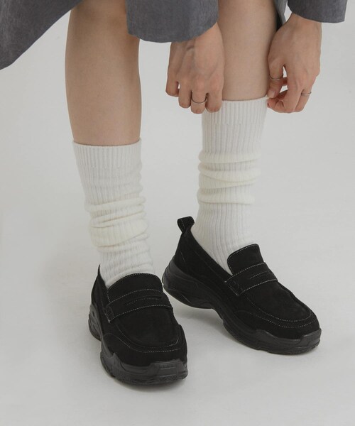 KBF（ケイビーエフ）の「スニーカーソールローファー（その他シューズ・レディース・BLACK/BROWN・S/M/L/LL）」の4枚目の写真