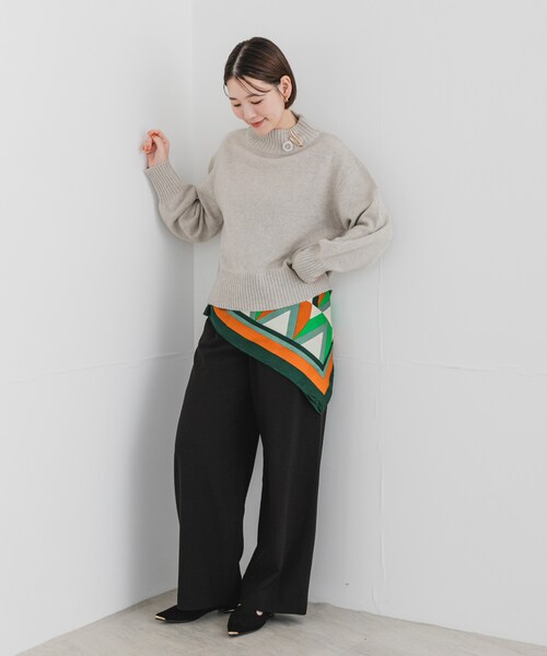 URBAN RESEARCH ROSSO（アーバンリサーチロッソ）の「F by ROSSO　ハミルトンハイネックニット（ニット/セーター・レディース・L/GREIGE/GRAY/D/CHERRY/BLUE・FREE）」の21枚目の写真