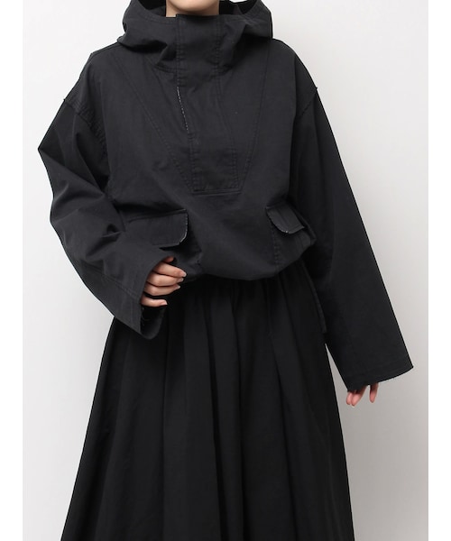 Ungrid（アングリッド）の「フードデザインルーズトップス（その他トップス・レディース・オフホワイト/ブラック/ブルー・F）」の3枚目の写真