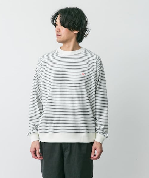 URBAN RESEARCH DOORS(アーバンリサーチドアーズ)の「DANTON SWEAT T-SHIRTS(Tシャツ/カットソー・メンズ・ECRU/BLK/BLK/DK.GRY・L/XL)」の4枚目の写真