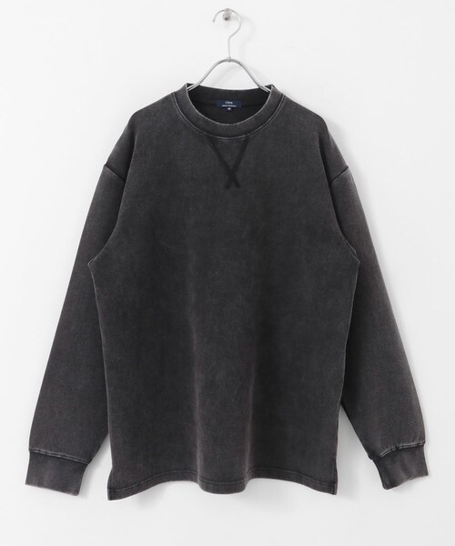 ITEMS URBANRESEARCH(アイテムズ アーバンリサーチ)の「フェードダンボール クルーネックTops(Tシャツ/カットソー・メンズ・BLK/NVY/GRN・M/L)」の12枚目の写真