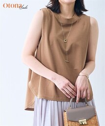 nissen | ノースリーブカットソートップス【OtonaSMILE】(Tシャツ/カットソー)