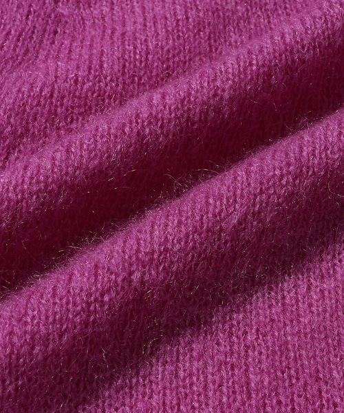 ADAM ET ROPE'（アダムエロペ）の「【BATONER/バトナー】PURE MOHAIR V CARDIGAN（カーディガン/ボレロ・メンズ・ブラック/グレー/パープル・2/3）」の18枚目の写真