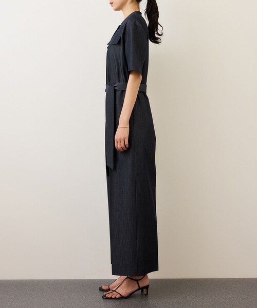 ROPE'(ロペ)の「デニムライクオールインワン/イージーケア(つなぎ/オールインワン・レディース・ネイビー・F)」の19枚目の写真