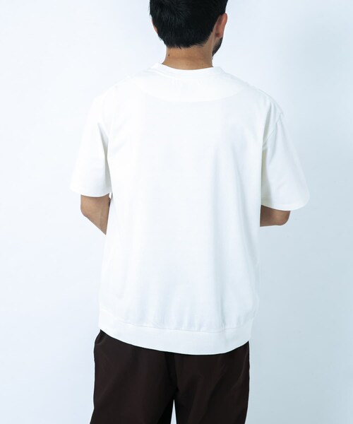 EKAL(エカル)の「『別注』NANGA×EKAL ロゴTシャツ(Tシャツ/カットソー・メンズ・ホワイト/ブラック・M/L)」の7枚目の写真