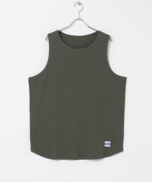 URBAN RESEARCH Sonny Label（アーバンリサーチサニーレーベル）の「ARMY TWILL　LIGHT HONEYCOMB TANK TOP（タンクトップ・メンズ・ICE GRAY/OLIVE/PINK・M/L）」の2枚目の写真