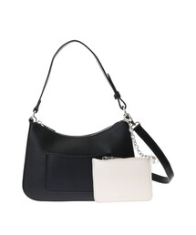 dazzlin | バイカラーポケットハーフバッグ(ハンドバッグ)